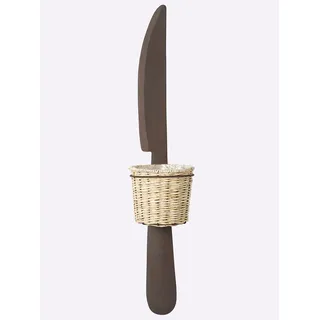 Wanddekoobjekt HEINE HOME, braun, B:17,5cm H:84cm T:19cm, Wanddekoobjekte