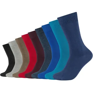 CAMANO Comfort Crew Socken 9er Pack Blau 43-46