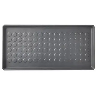 IKEA Schuhständer IKEA BAGGMUCK Schuhmatte, 71 x 35 cm, in/outdoor/grau grau
