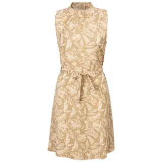 Ragwear Sommerkleid ANGYC PRINT ORG Neckholder mit Knopfverschluss und Keyhole hinten beige XL (42)