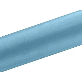 Satin Rolle 9m x 36cm Stoff Tischband Läufer Dekoration (türkis 083)