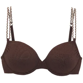 s.Oliver Bikini-Top Damen Braun 44 Cup E