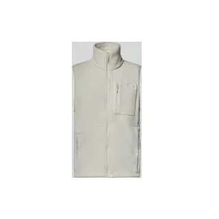 Regular Fit Weste mit Logo-Stitching Modell 'Yumiori', Beige, XL