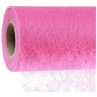Florists Products Tischläufer Dekovlies Tischband Rosa 23cm x 25m - Tischläufer Dekostoff rosa