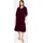 VERA MONT Damen Damen Gr L lila strong aubergine Chiffon Polyester festlich Modetücher Nahtführung