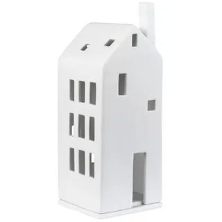 räder Teelichthalter Lichthaus Porzellan Weiß