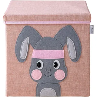 Lifeney Faltbox Aufbewahrungsbox 33 x 33 x 33 cm 1-tlg. rosa
