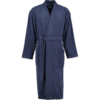 Cawö Cawö Bademäntel Herren Kimono Uni 828 blau - 17, XXL