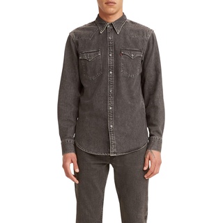 Levi's Herren Barstow Western Standard Hemd,Black Washed,XS