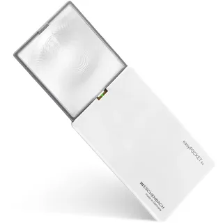 Eschenbach Optik easyPOCKET Lupe mit 6X-Vergrößerung und LED-Beleuchtung