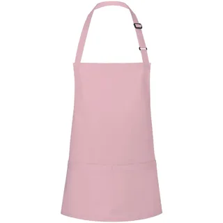 KARLOWSKY Kochschürze, Kurze Latzschürze Basic mit Schnalle und Tasche (One Size)