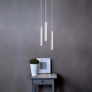 Deko-Light Slim 3-flg. Ø 24 cm rund weiß