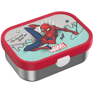Mepal Campus Edelstahl-Brotdose mit Gabel - Spiderman