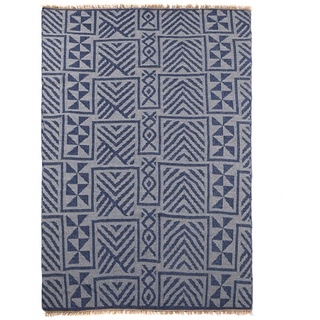 Outdoorteppich Greece blue blau, Designer Kuatro Carpets, 0.5x200 cm