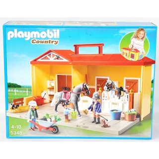 Playmobil Reiterhof Mein Pferdestall zum Mitnehmen 5348