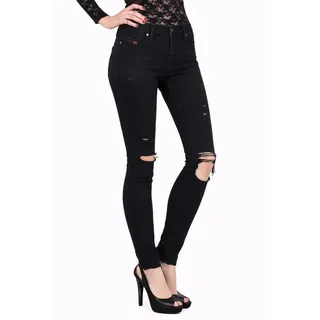 Diesel Skinny-fit-Jeans Diesel Skinzee-Low 0671L Damen Jeans Hose Skinny schwarz W24