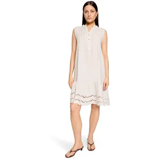 Cartoon Druckkleid Kurz Beige 38