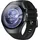 46 mm schwarzes Flourelastomerarmband