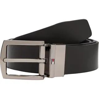 Tommy Hilfiger Gürtel Denton Leder 3,5 cm braun/schwarz 100