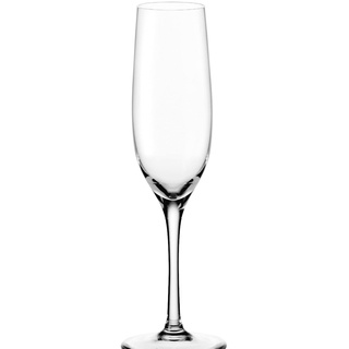 Leonardo Ciao+ Sektglas, 1 Stück, Prosecco-Glas mit gezogenem Stiel, spülmaschinenfester Sekt-Kelch, 190 ml, 061445