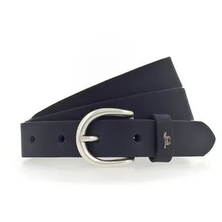 Mustang Damengürtel Leder 2,5 cm Blau 100