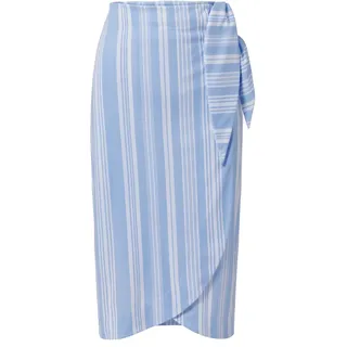 Tchibo - Gestreifter Wickelrock - Damen - Gr. S - hellblau/gestreift