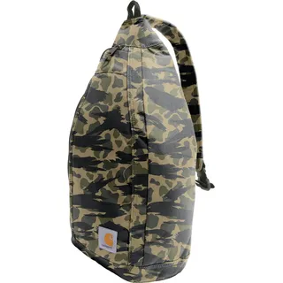 Carhartt Unisex-Erwachsene Durable Bag, Backpack with Side Release Buckle, Tablet Sleeve and Adjustable Strap Sling, Crossbody-Rucksack (Blind Duck Camo), One Size
