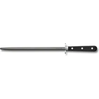 Victorinox Grand Maître, Abziehstahl, 25 cm, Wolframcarbid, rund, POM, Messerschärfer, Schwarz