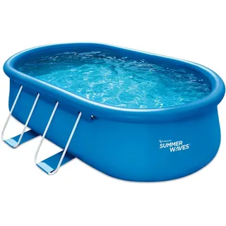 Summer Waves Quick-Up Pool Komplett-Set 457 x 305 x 107 cm Blau