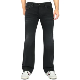 Diesel - Herren Regular Bootcut Fit Jeans Schwarz - Zatiny-X RB064, Größe:W33, Länge:L32 - 33W / 32L