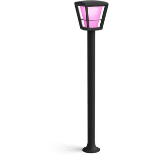 Philips Wegeleuchte Glas Metall schwarz 8718696170601 spritzwassergeschützt IP44