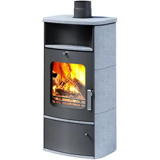 Accente International Kaminofen 'Montreal 4.0 GTS' grau 6 kW