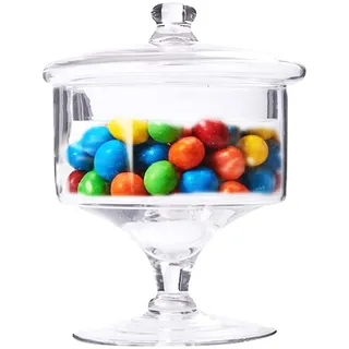 FCQLFYF Candy Bar Gläser,Glas Vorratsdosen,Deckel Bonbonglas Aus Glas,Bonbondose Vorratsdose,Für Süßigkeiten,Schokolade,Kekse,Nüsse,Früchte,Schmuckstücke,Juwelen