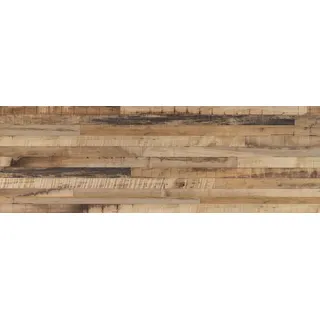 HUBDECO - Teppich - Küchenteppich - Badezimmerteppich - Badteppich - Küchenläufer - Teppich Läufer - Teppich Küche - PCV, Vinyl - rutschfest - Holz Bretter Motiv - 40x120cm
