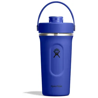 Hydro Flask Protein Shaker 24 OZ Insulated Shaker Bottle, 710 ml, Edelstahl, Kunststoff, (1-tlg), für Smoothie, Protein- oder Supplement-Shakes blau