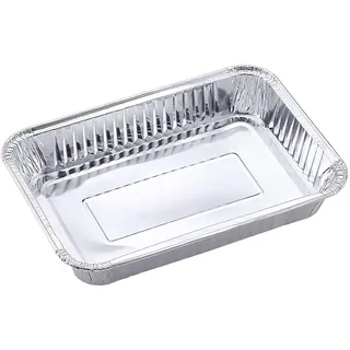 SANTOS 13xFettauffangschale für Weber & Broil King Baron - 14,8x12x4,5cm - Aluminium-Grillschale, Aluschale, Auflaufform, Tropfschale - Backen, Grillen, Braten, Kochen