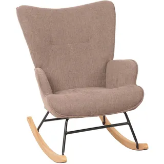 MCW Schaukelstuhl N14 Holz 69 x 92 x 86 cm Braun