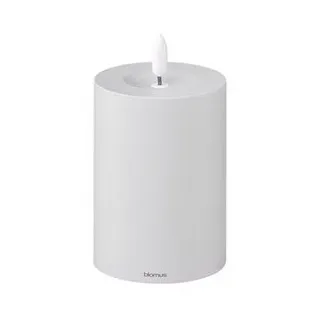 BLOMUS Noca LED-Kerze 12 cm grau