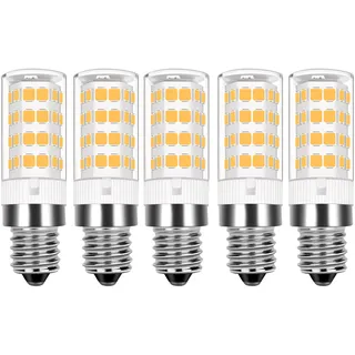 TIAFELNGLY E14 LED Maiskolben Lampen, 5W E14 LED Leuchtmittel, Warmweiss Mais Glühbirnen 5er Pack