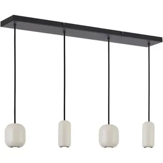 Dieter Knoll Hängeleuchte Kopenhagen, Sand, Metall, 12.5x150x90 cm, RoHS, Reach, Europäischer Sicherheitsstandard, höhenverstellbar, Lampen & Leuchten, Innenbeleuchtung, Leuchten nach Räumen, Esstischlampen