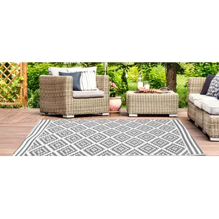 Jet-Line Austin Outdoor-Teppich 120 x 180 cm grau