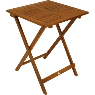 DEGAMO Klapptisch LIMA 60 x 60 x 74 cm Braun