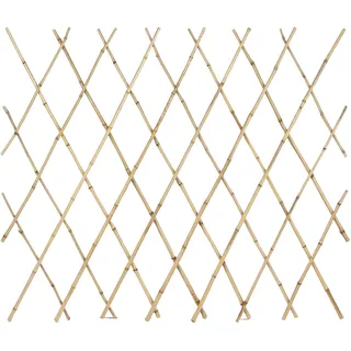 BURI Rankgitter Bambus 180x90cm Rankhilfe Spalier Kletterhilfe Pflanzenzaun | BURI Rankhilfe aus Naturbambus, wetterfest für Gurken, Kletterpflanzen, Sichtschutz sowie Garten, Balkon und Terrasse