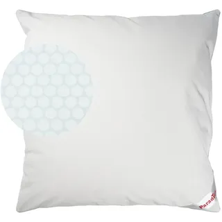 Paradies Kopfkissen Softy Cool Dream, Füllung: Polyester, Bezug: 52% Polyester, 48% Baumwolle mit Silikonbeschichtung mit paraffinhaltigen Mikrokapseln unterlegt mit 100% Baumwolle, Kühlkissen, kühlend & temperaturregulierend 80 cm x 80 cm