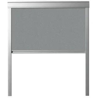 Verdunkelungsrollo DUA  (Grau, 78 x 140 cm, Passend für: Dachfenster 78 x 140 cm von Solid Elements, VELUX®, FAKRO®)