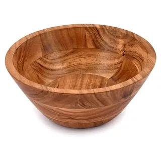 Obstschale aus Holz, handgefertigter Obstkorb für Küche und Heimdekoration (22,86 x 22,86 x 10,16 cm)
