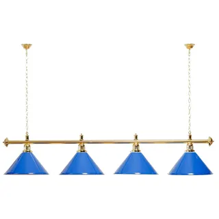 Four & More GmbH Billiard-Royal 4-flg. E27 60 cm blau/gold