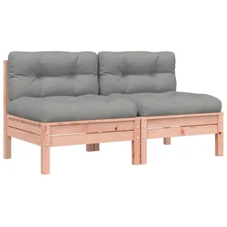 vidaXL Gartensofa Loungesofa braun