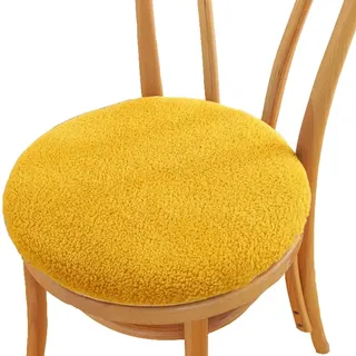 Hoowarm Stuhlkissen Runde Indoor Outdoor Sitzkissen Stuhlauflage 30/40/35/50/45cm Bequem Bodenkissen Memory Foam rutschfest Sitzauflage für Küche, Esszimmer, Garten, Büro(#6,30cm/11.8in)