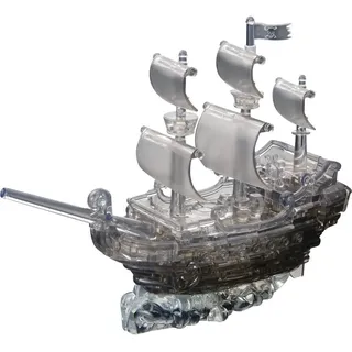 Crystal Puzzle 3D Piratenschiff Transparentes Design  101 Teile Bausatz